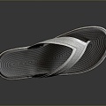 Plastic Slippers Flat Floor Slippers Leather Slippers Casual Slippers Slippers Sandals Beach Shoes Bubble Shoes 3d model