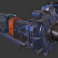 Heavy Duty Industrial Centrifugal Pump With Electric Motor And Metal Body