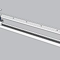 A device for adding holes on a flat surface on a furniture blank. 3d model