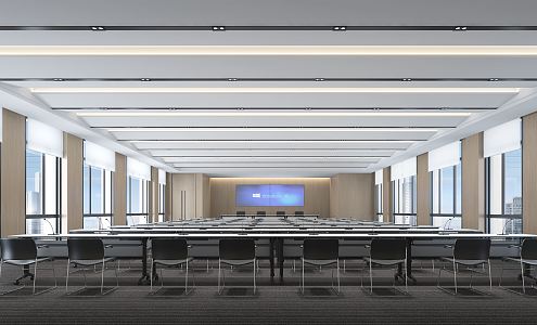 Modern Conference Hall Multi-function Hall 3d model