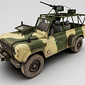 Modern Jeep 3d model