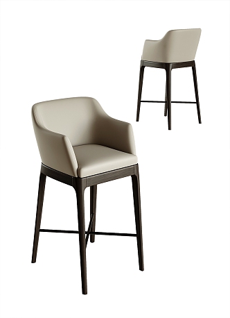 Modern Bar Chair 3d model