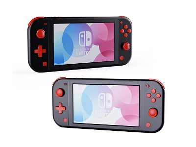 Modern game console Nintendo game console 3d model