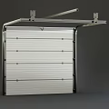 Sleek Modern Garage Door With Metal Panels And Reinforced Frame Design