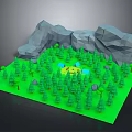Game Environment Game Scene Fairy Tale Scene Fairy Tale Magic Scene Magic Item Fantasy Scene 3d model