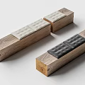 Modern Wooden Benches With Soft Cushions In White And Black