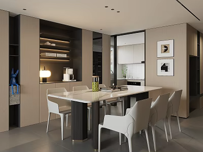 Modern Restaurant 3d model