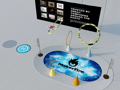 Modern UAV Small UAV Site 3d model