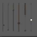 Modern Linear Wall Lamps With Sleek Metal Design And Warm Lighting Effects