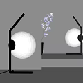 Modern table lamp 3d model
