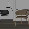 Modern Dining Chairs With Curved Backrest Leather And Velvet Upholstery Metal Legs Design