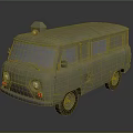 modern bus minibus minivan 3d model