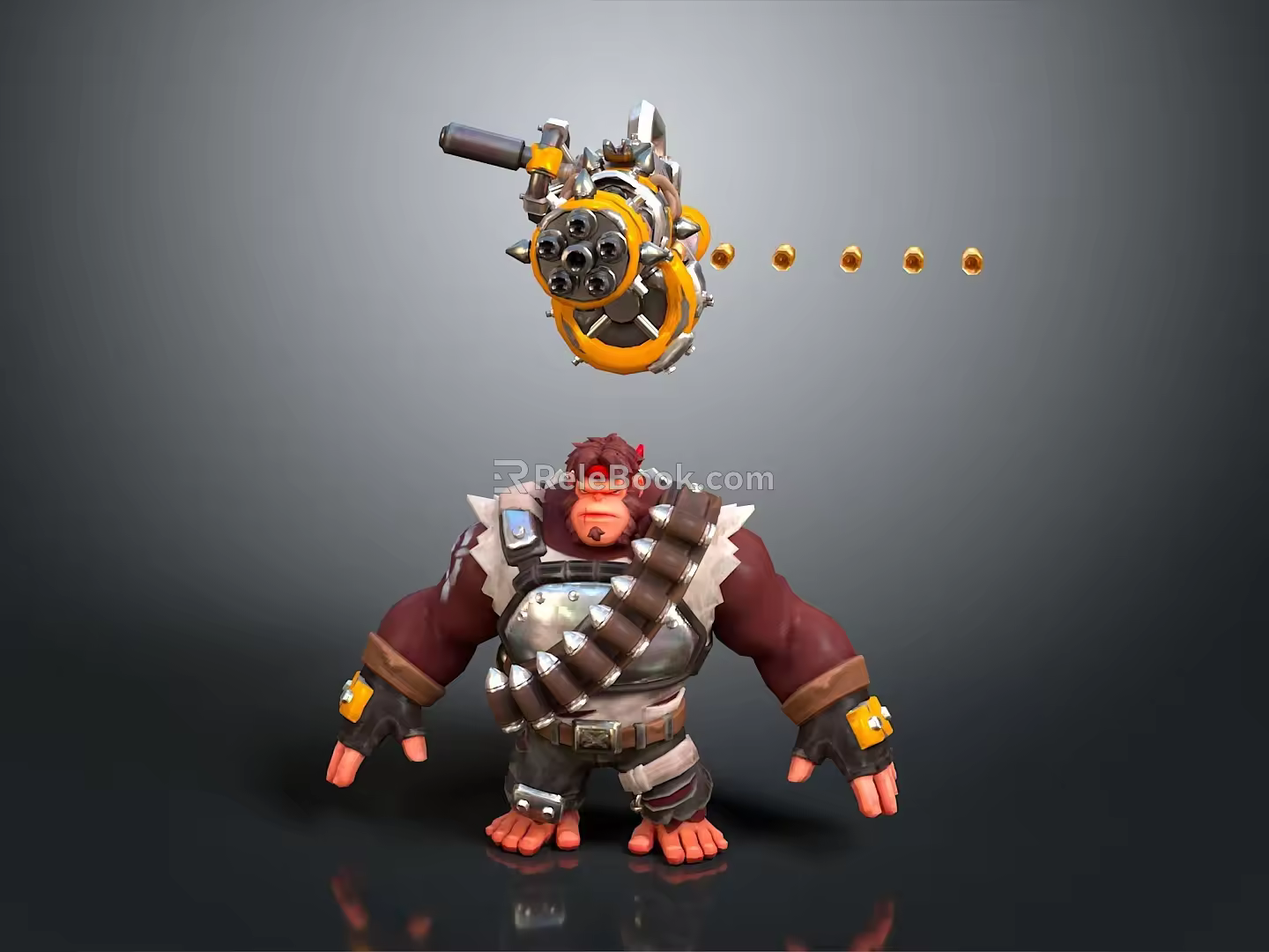 Monkey CG Monkey Cartoon Monkey Anime Monkey Stylized Monkey Fantasy Style Monkey Toy 3d model