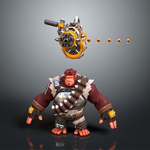 Monkey CG Monkey Cartoon Monkey Anime Monkey Stylized Monkey Fantasy Style Monkey Toy 3d model