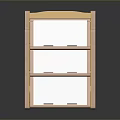 Modern Wooden Three Tier Storage Shelf With White Panels And Simple Design