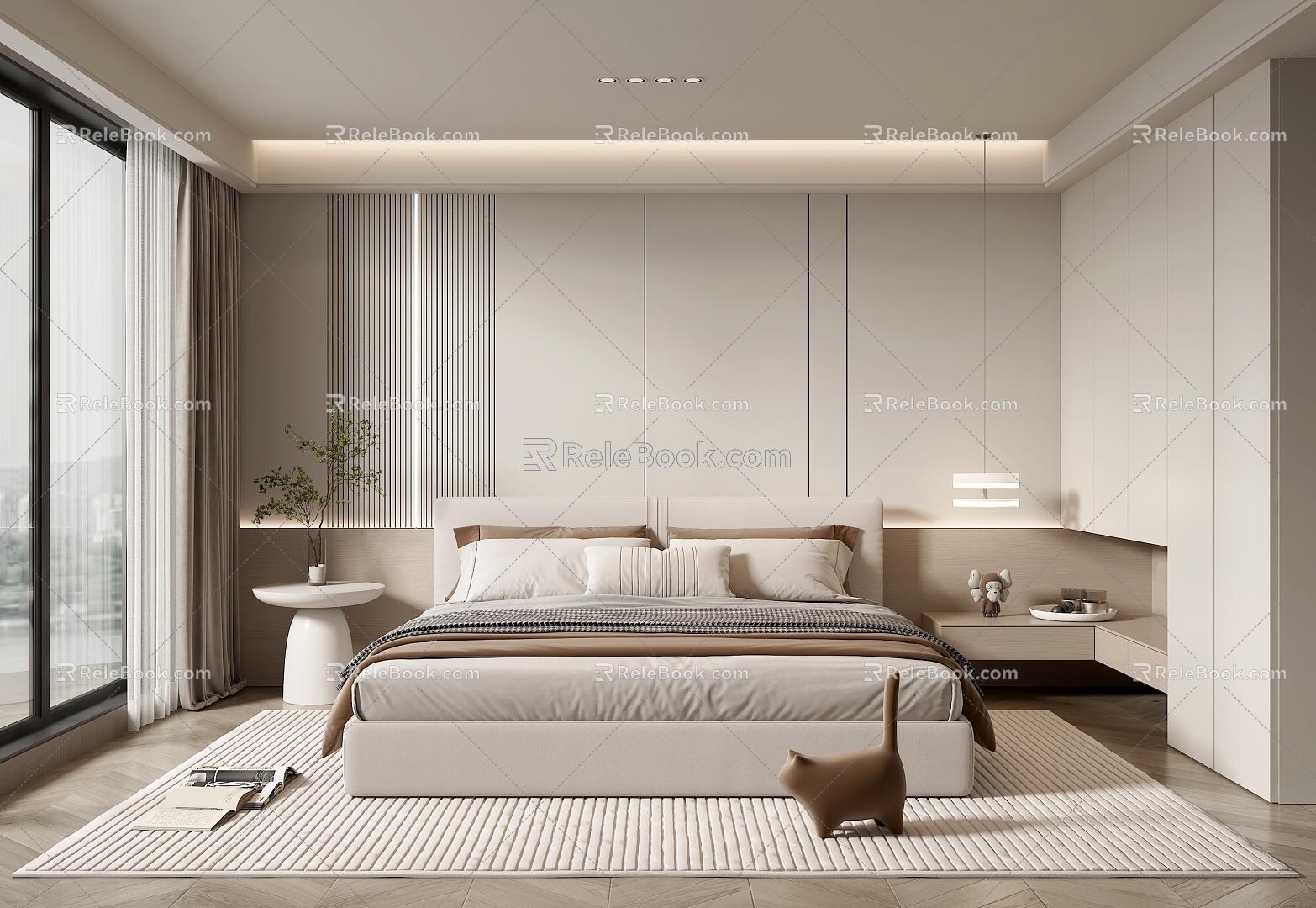 Modern Bedroom 3d model