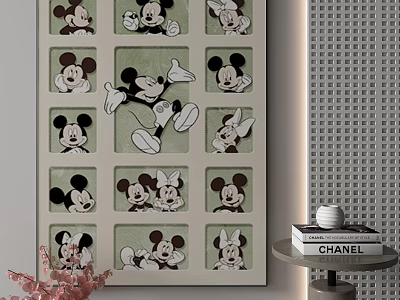 Quiet Decorative Paintings 3d model