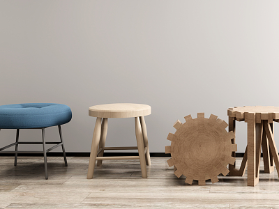 Modern stool combination model