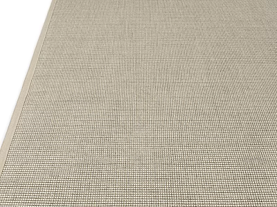 Square Rug With Neutral Beige Woven Texture For Modern Living Space 3d model