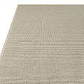 Square Rug With Neutral Beige Woven Texture For Modern Living Space