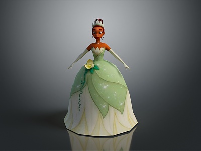 Modern Game Character Disney Heroine Disney Princess Disney Beauty Cartoon Beauty 3d model