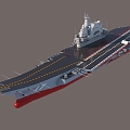 Aircraft Carrier 002 Shandong Ship 3d model