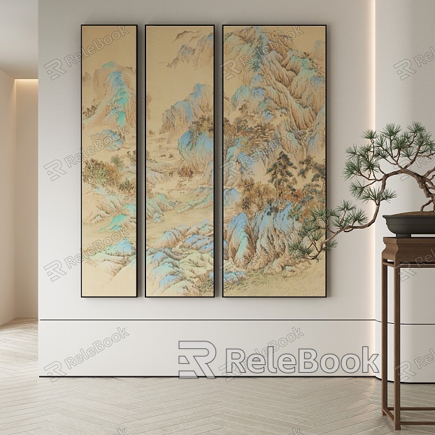 New Chinese Decorative Painting model