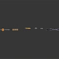 Collection of Medieval Weapons with Traditional Design Including Axe Sword Bow Arrow and Shield