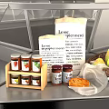 Fresh Assorted Food Items With Kitchen Scale Whisk And Wooden Cutting Board