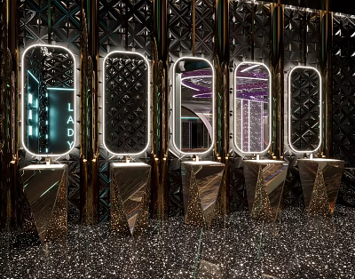 Post-modern toilet 3d model