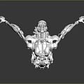 Modern robot toy sci-fi robot 3d model