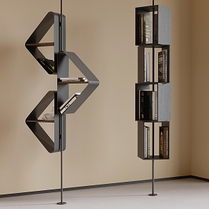 Creative Bookshelf Storage Rack Books 3d model