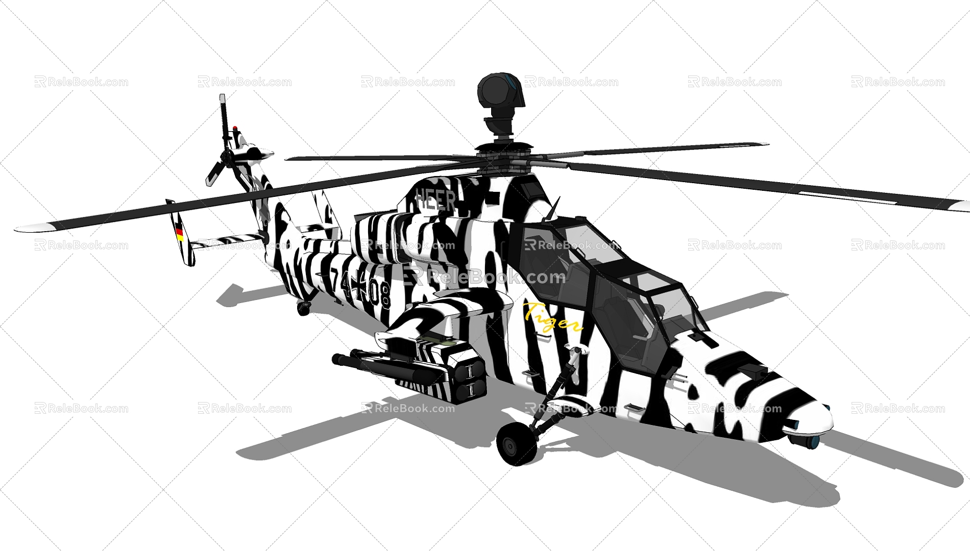 Helicopter 3d model