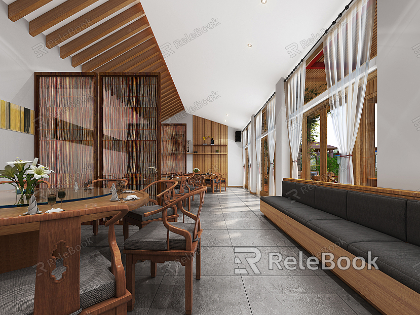 New Chinese Style Private Room Nongjiale Box Box Homestay Box model