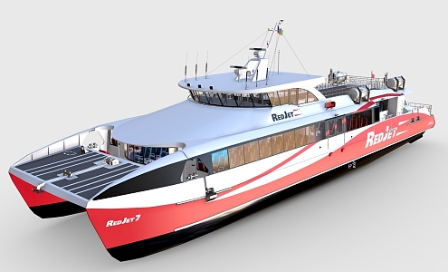 Private Yacht Boat Yacht 3d model