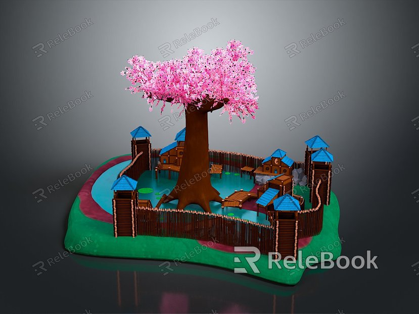 Cartoon Landscape Animation Landscape Landscape Landscape Landscape Rural Landscape Painting Outdoor Landscape Rural Landscape model