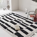 Modern Square Carpet 3d model