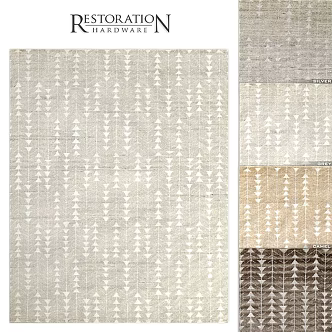 modern square carpet square carpet 3d model