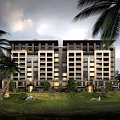 Modern Residential Building Classical Multi-storey Residence 3d model