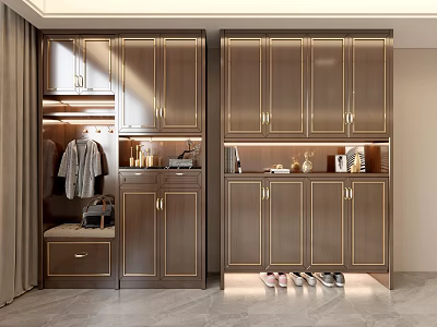 New Chinese Shoe Cabinet 3d model