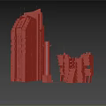 Modern High Rise Residential Building Exterior With Architectural Design And Unique Structure Features