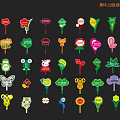 Commercial Park Signpost Equipment with Various Cartoon Shapes and Vibrant Colors