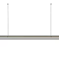 Modern Long Strip Chandelier With Metal Frame And LED Lights For Interior Decor