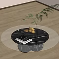 Tea Table Middle Style Tea Table 3d model