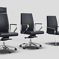 Office Chair Boss Chair Chair Leather Chair Staff Chair 3d model