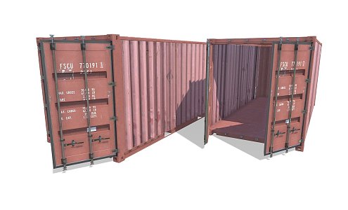 freight container 3d model