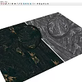 Luxurious Dark Floor Tiles With Marble Veins And Glossy Surfaces