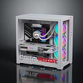 Modern mainframe liquid-cooled chassis high-end chassis 3d model