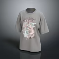 Gray T Shirt With MAXIMIZE ELIMINATE Text Number 15 And Artistic Graphics Design