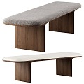 Modern Stool Bench Casual Stool Changing Stool 3d model